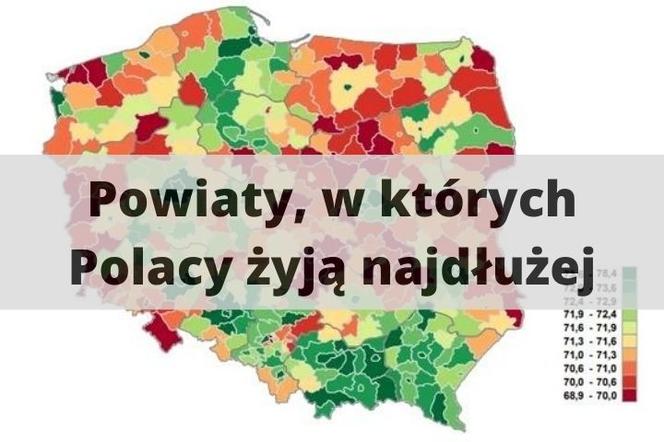 Gdzie Polacy żyją najdłużej? Oto lista 10 powiatów