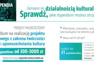 Lublin: Nabór wniosków o stypendium kulturalne