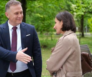 M jak miłość odc. 1883. Agnes Rotke (Amanda Mincewicz), Artur Rogowski (Robert Moskwa)