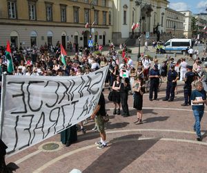 Marsz dla Palestyny przeszedł w niedzielę, 17 sierpnia ulicami Warszawy