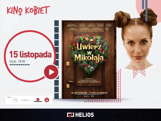 Przebierz się w strój z dzwoneczkiem i „Uwierz w Mikołaja” – zachęca Kino Helios Siedlce!