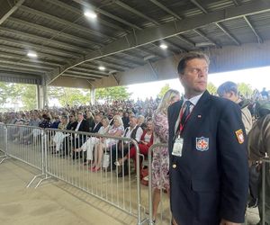 Karol Nawrocki z małżonką w USA. Tak przyjęto ich w Doleystown