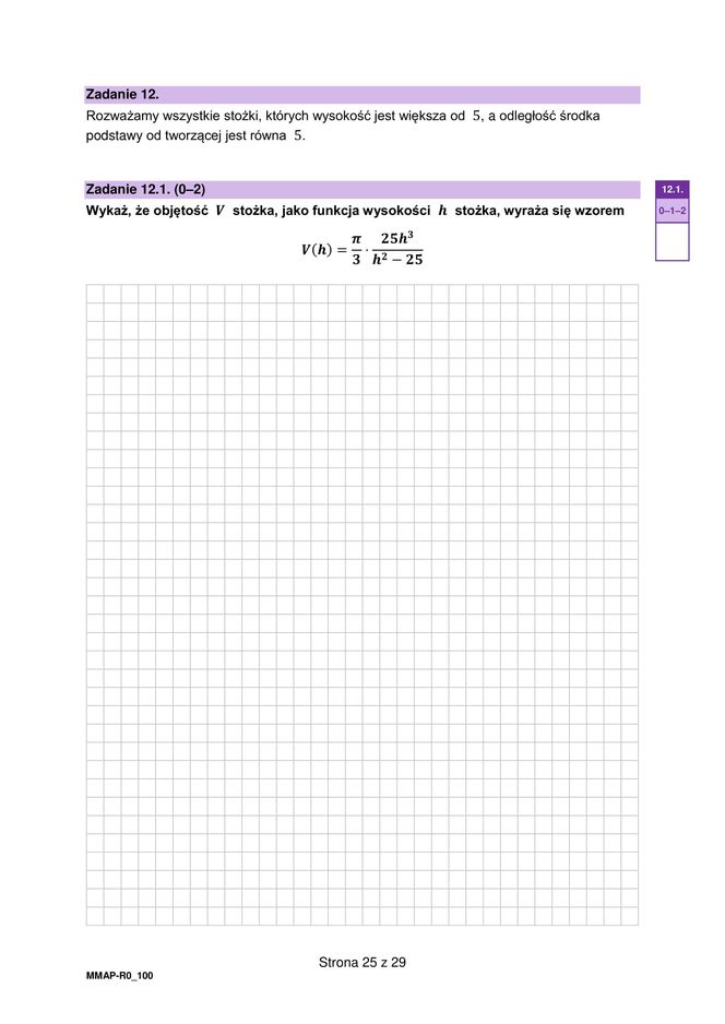 Matura 2025 - matematyka rozszerzona