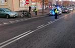 Poważny wypadek w Piotrkowie Kujawskim. Motorowerzysta potrącony przez kierowcę
