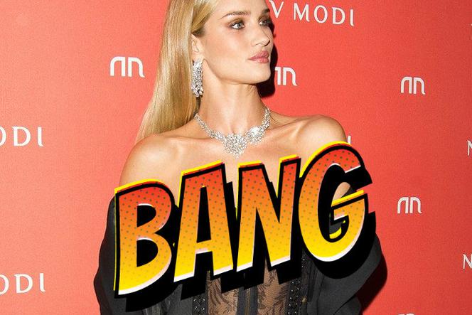 Rosie Huntington Whiteley w gorsecie