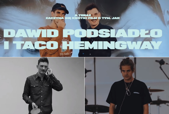 Dawid Podsiadło i Taco Hemingway - tak nakręcali się przed koncertem w Warszawie! [WIDEO]