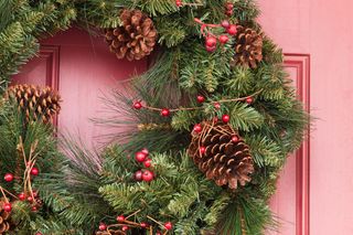 Wieniec na drzwi na boże Narodzenie