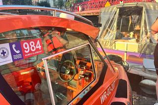 O krok od tragedii na Odrze we Wrocławiu. Kajakarze zderzyli się ze statkiem, jeden z nich wpadł do wody