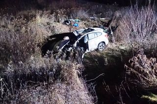 Tragiczna w skutkach kraksa bmw, fiata i volvo. 40-latka nie żyje