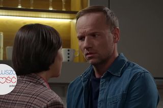 	Pierwsza miłość odc. 3974. Kinga (Aleksandra Zienkiewicz), Janek (Maciej Mikołajczyk)