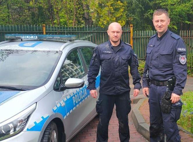 Kraśniccy policjanci ruszyli na pomoc tonącej kobiecie