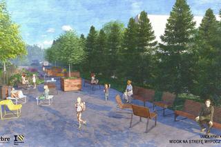 Wizualizacja projektu Zielona Akupunktura w Tarnowskich Górach