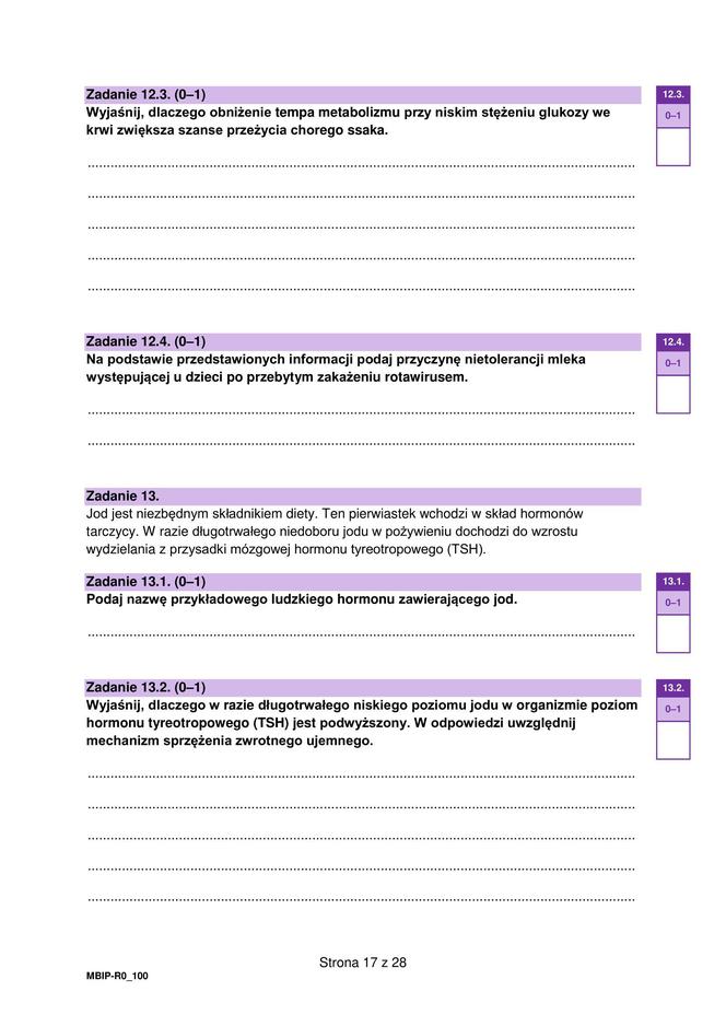 Matura 2024: biologia. Arkusze CKE i odpowiedzi. Poziom rozszerzony [Formuła 2023]