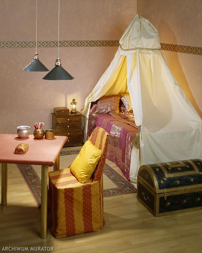 Orientalny pokój dziecięcy w stylu indyjskim