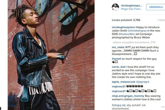 Jaden Smith w kampanii Louis Vuitton