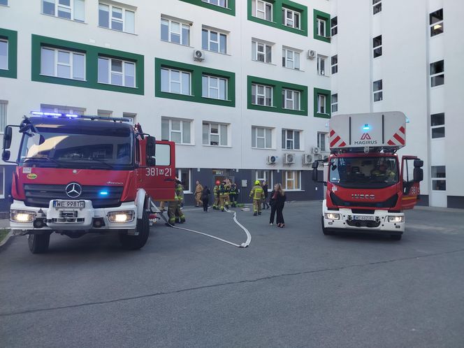 Powiatowe ćwiczenia strażackie w szpitalu wojewódzkim w Siedlcach