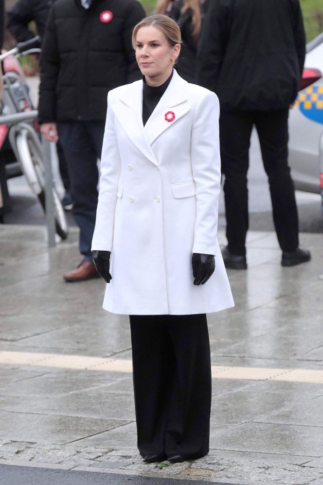 Marta Nawrocka w czasie obchodów Narodowego Święta Niepodległości 