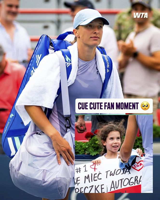 Iga uszczęśliwiła małą Oliwkę