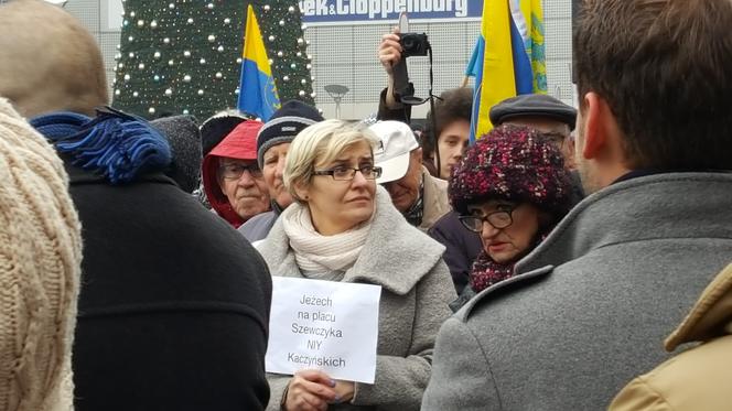 Mieszkańcy Katowic bronią placu Szewczyka