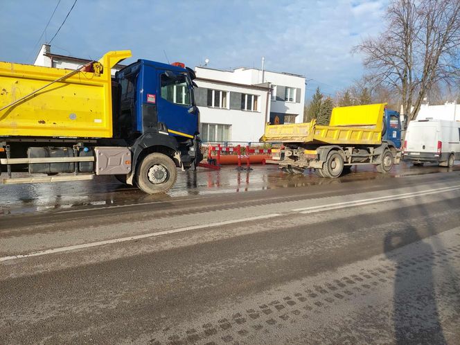 Awaria magistrali wodociągowej w Starachowicach