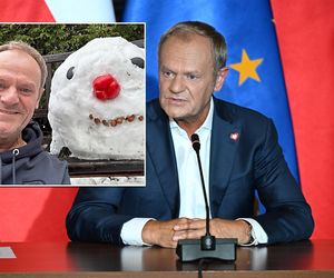 Donald Tusk pokazał zdjęcie z bałwankiem. Wybuchła afera na całą Polskę! Wszystko przez nos z papryki 