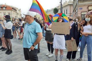 Jesteśmy ludźmi, nie ideologią - tak środowiska LGBT manifestowały wczoraj w Lublinie