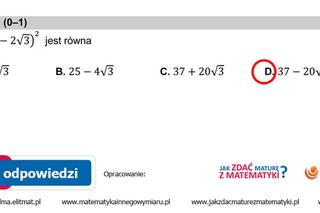 Matura 2022: matematyka, poprawka. Arkusz PDF	