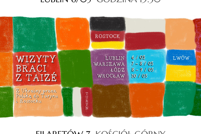 Bracia z Taizé odwiedzą Lublin - plakat