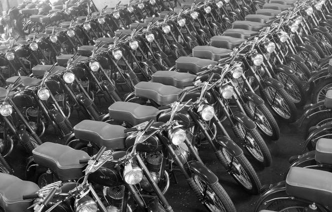 Motocykle WFM-M06 w składzie fabrycznym, 1966