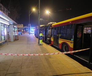 Zderzenie dwóch autobusów miejskich w Warszawie