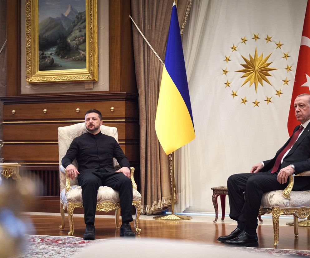 W. Zełenski i R. Erdogan 