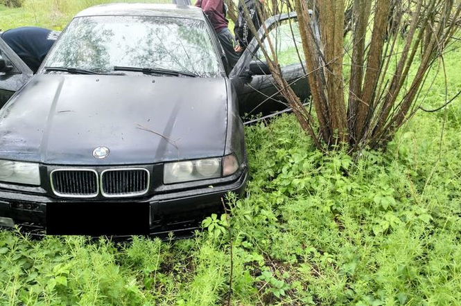 Kierowca BMW zaczął uciekać na widok policji