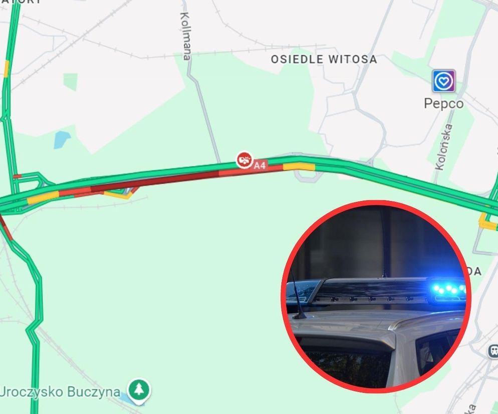 Karambol na autostradzie A4 w woj. śląskim. Zderzyło się kilka pojazdów