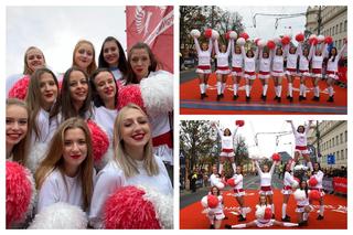 Grupa cheerleaders Kolejorz Girls