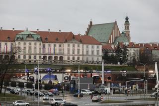 Przygotowania do wystąpienia Joe Bidena w Warszawie