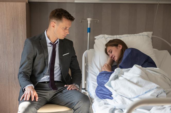 Na Wspólnej odc. 2962. Darek Żbik (Michał Mikołajczak), Aneta (Dorota Krempa)