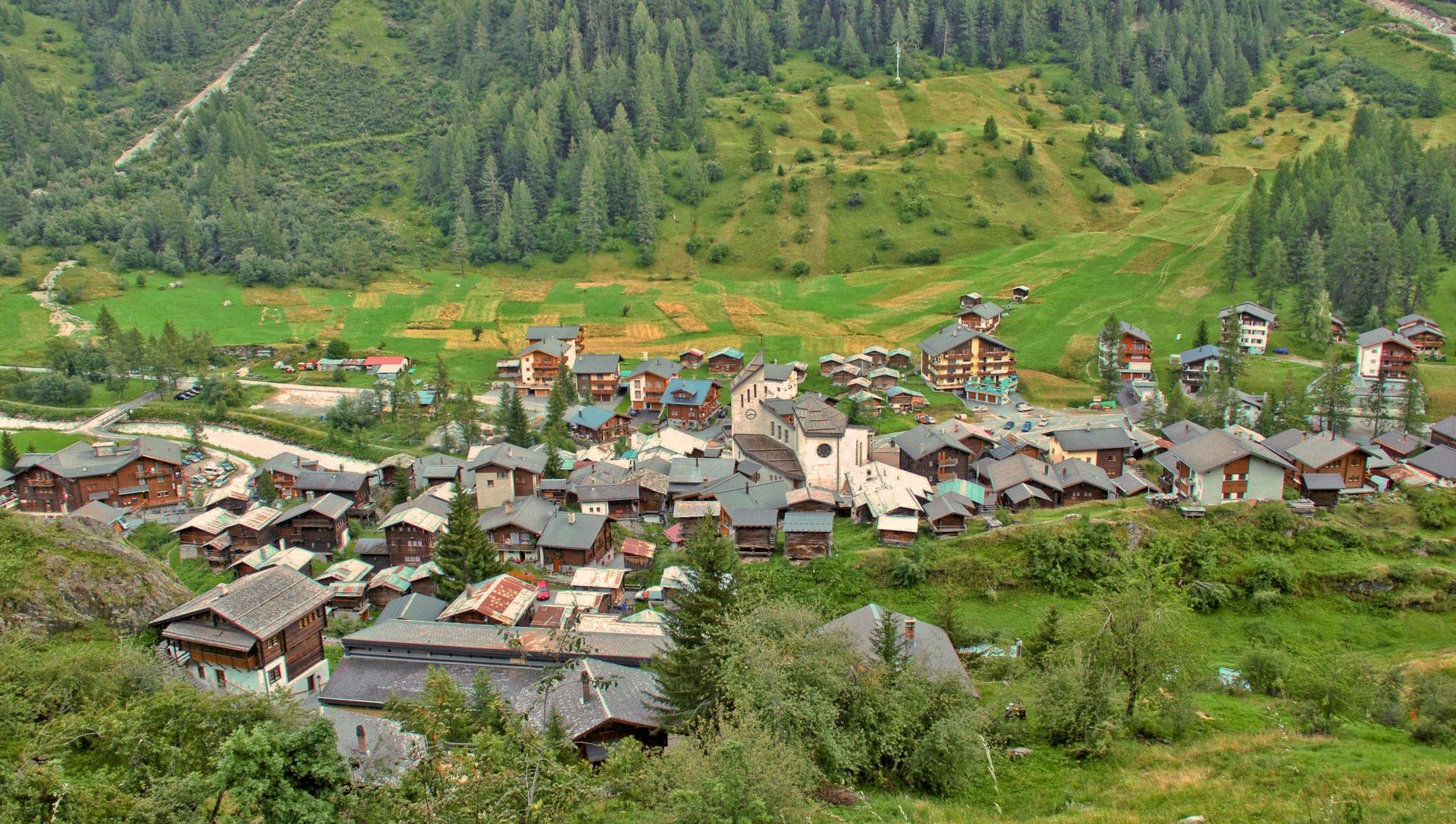 Blatten w Szwajcarii przed katastrofą