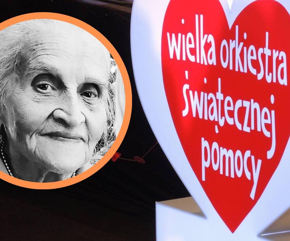 Nie żyje Janina Szalewska. Była najstarszą wolontariuszką WOŚP 