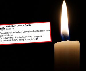Cała szkoła płacze po stracie uczniów. Kondolencje płyną do Technikum w Brynku