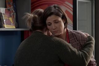 	Pierwsza miłość odc. 3974. Kinga (Aleksandra Zienkiewicz), Marysia (Aneta Zając)