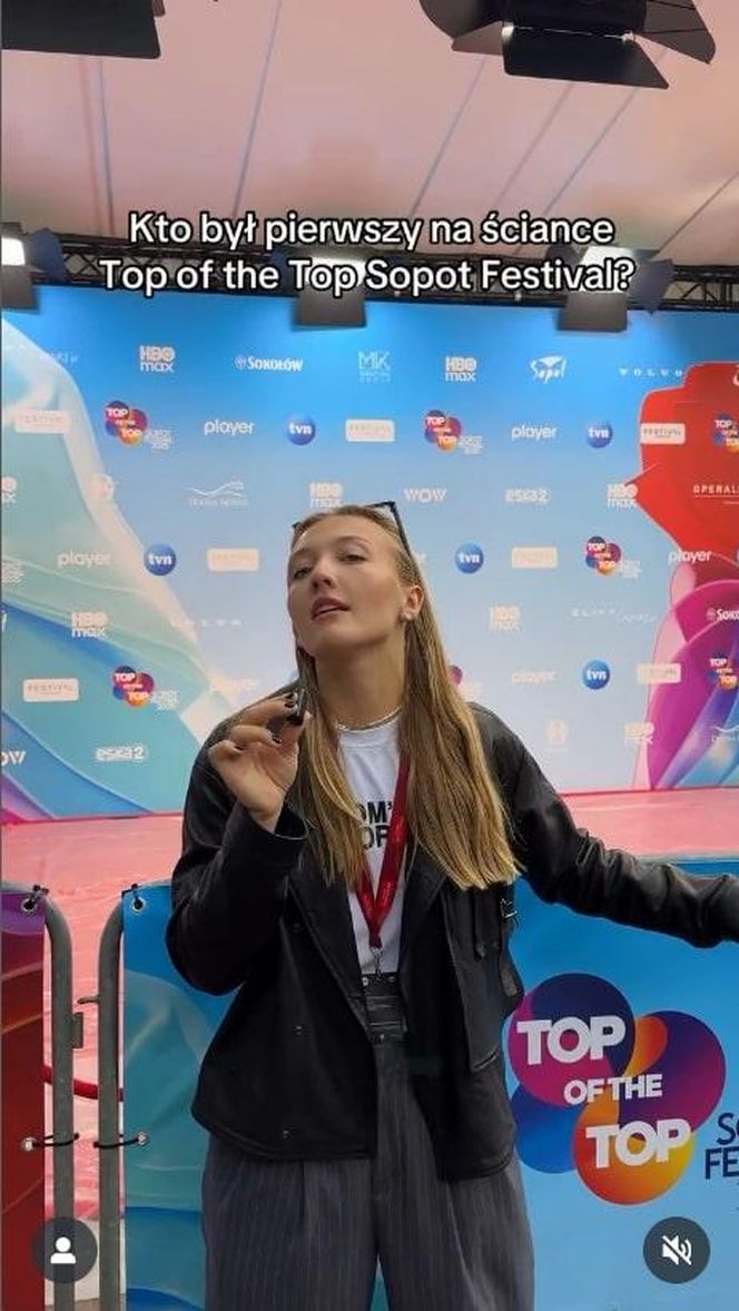 Wnuczka Grażyny Szapołowskiej podbiła Sopot! Pokazała kulisy festiwalu