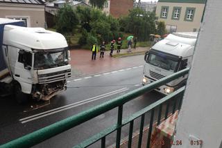 Szczekociny - tir zrzucił z wersalki Sławomirę Bujak