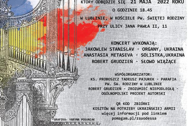 Koncert dla Ukrainy w Lublinie
