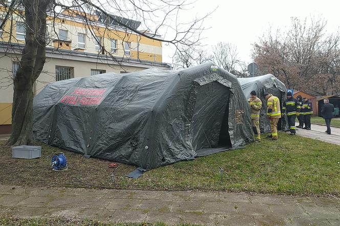 Polowa izba przyjęć stanęła przed radomskim szpitalem 