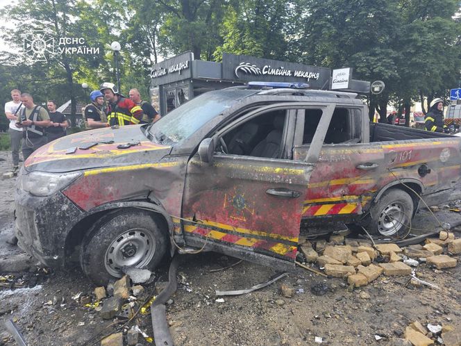 Wojna w Ukrainie. Bombardowanie Kijowa