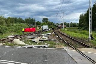 Wypadek na przejeździe kolejowym w Dąbrowie Górniczej