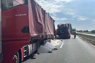  Karambol na S8 pod Wrocławiem. Zderzyło się łącznie 7 pojazdów