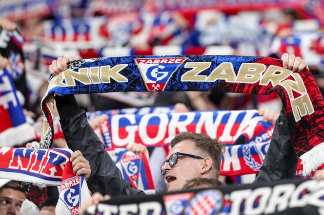 Kibice na meczu Górnik Zabrze - Legia Warszawa