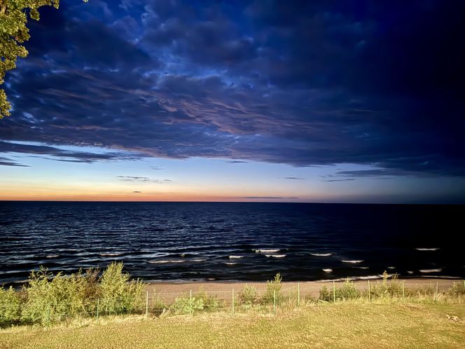 Widok z apartamentu Hevenia w Rewalu