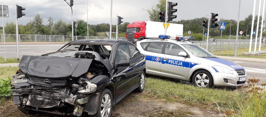 Naćpany kierowca spowodował wypadek